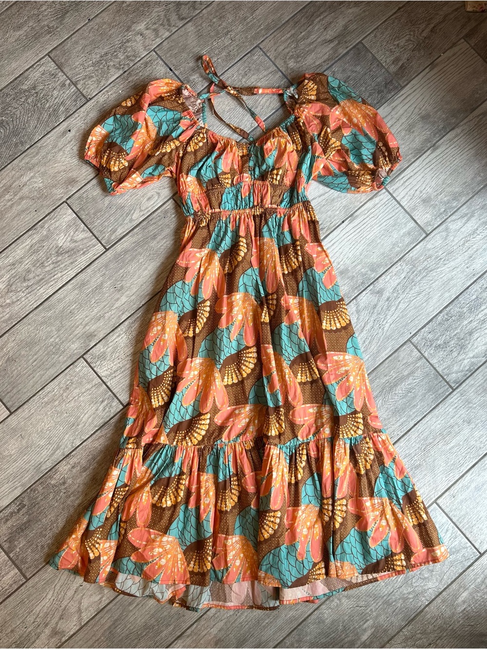 Cleobella Jesse Midi Dress, 100% Cotton, Women’s Small